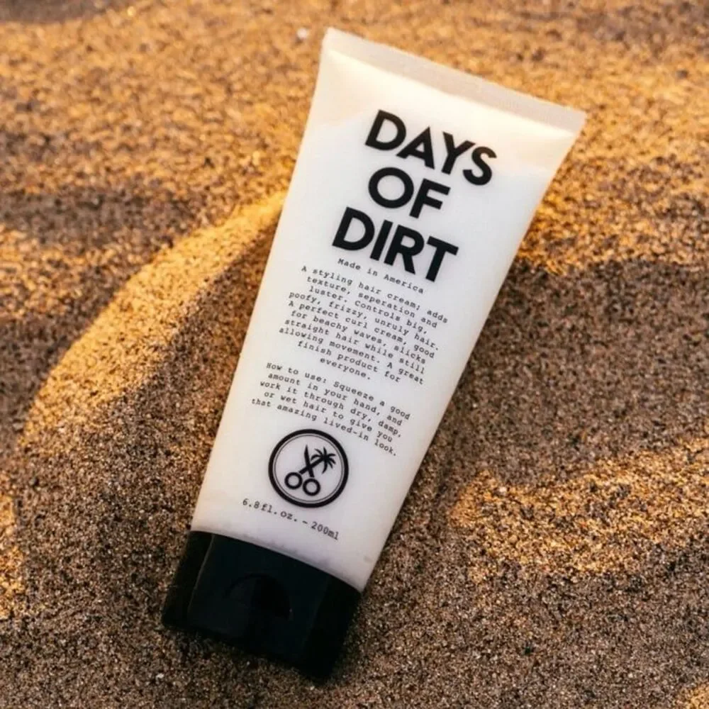 Days of Dirt California Born Styling Cream Beachy Texture Lived In 6.8 fl. oz.